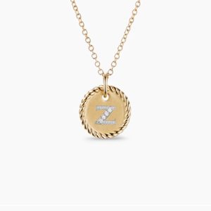 New Fashion David Yurman Letter Necklace 052