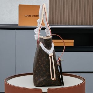 LV Neverfull GM Tote Bag Monogram Canvas Red for Women M41181 PA