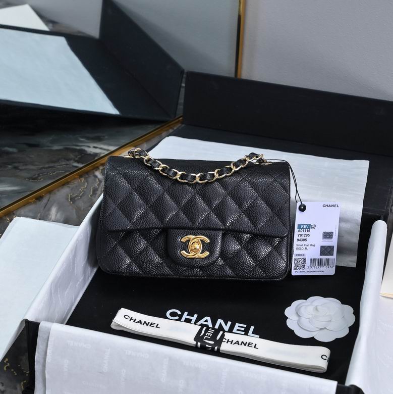 CN Mini Classic Handbag Black For Women QA