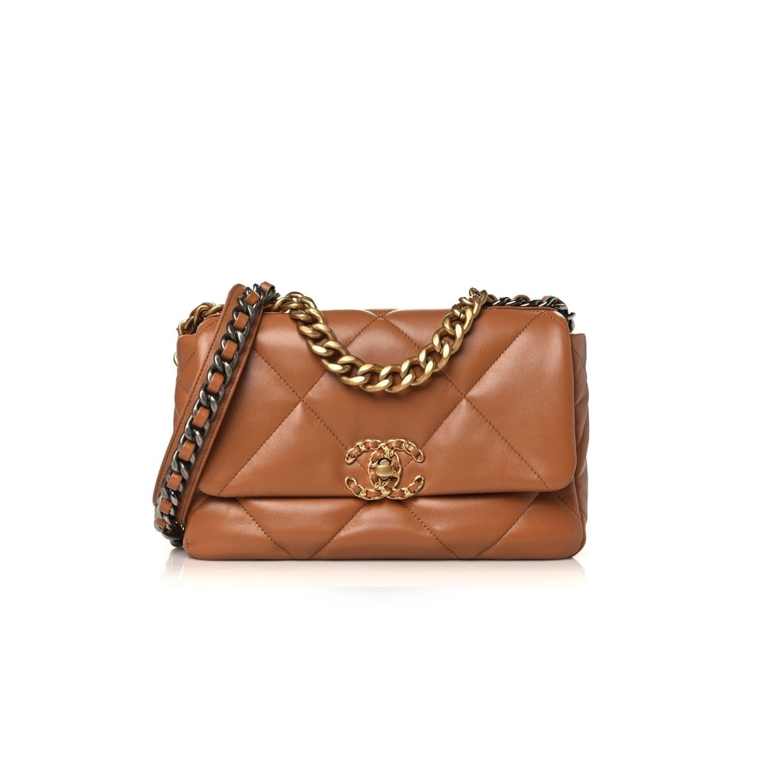 CN 19 Handbag 26cm Brown For Women AS1160 QA