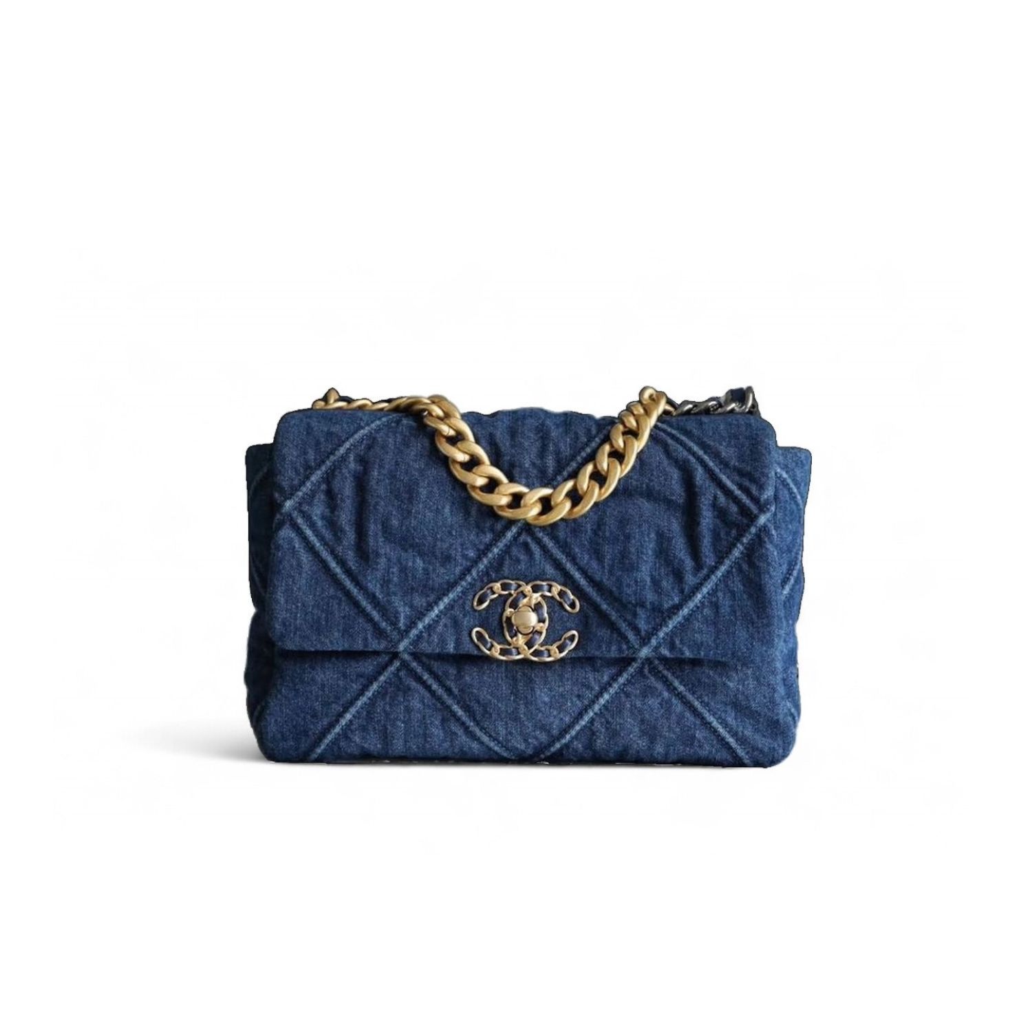 CN 19 Handbag in Denim Blue for Women – Flap Bag, Shoulder, and Crossbody Bag N6832 QA CN 19 Handbag in Denim Blue for Women – Flap Bag, Shoulder, and Crossbody Bag N6832 QA