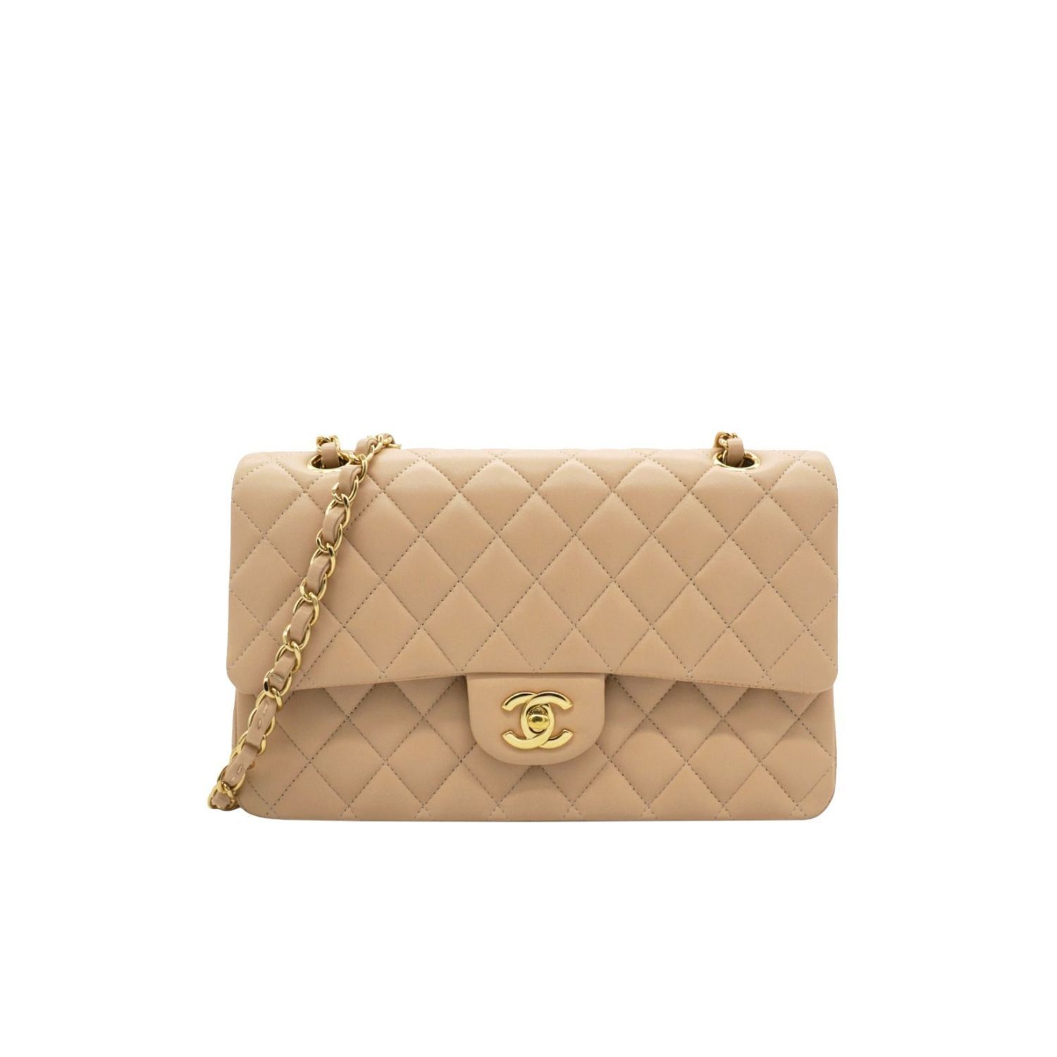 CN Classic HandBag Beige For Women A01112 QA