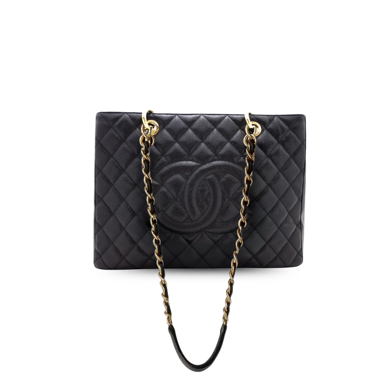 CN Classic Tote Bag Gold Toned Hardware Black For Women QA CN Classic Tote Bag Gold Toned Hardware Black For Women QA