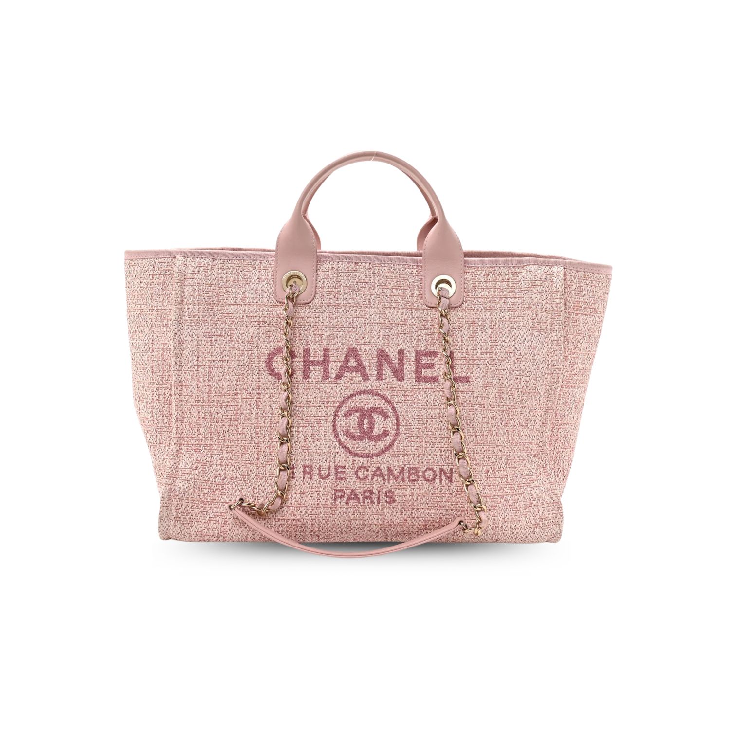 CN Deauville Tote 38cm Pink For Women A66941 QA