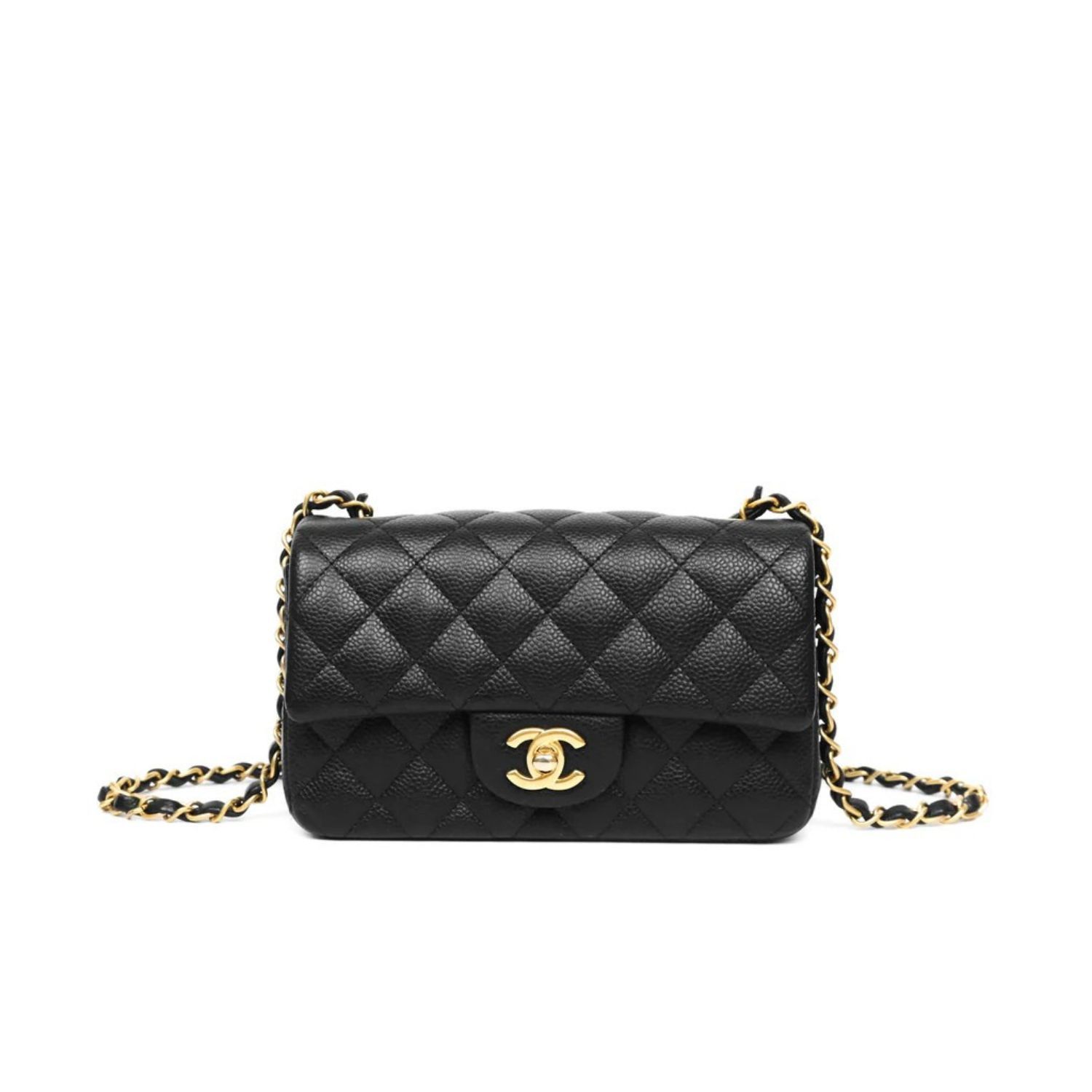 CN Mini Classic Handbag Black For Women QA