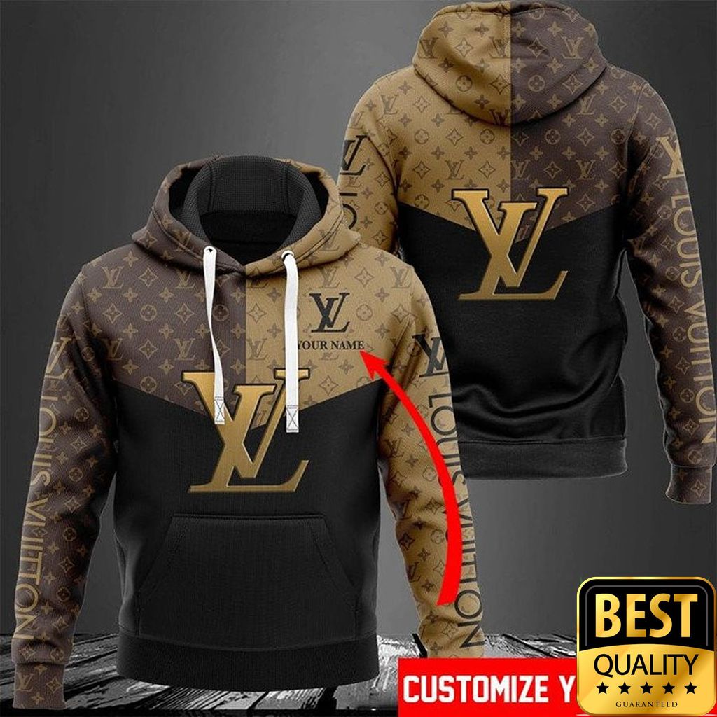 Customized Luxury Louis Vuitton With Logo Center Tshirt And 3D Shirt And Pants 085