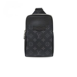 LV Outdoor Slingbag Taigarama Noir Black For Men M30741 PA LV Outdoor Slingbag Taigarama Noir Black For Men M30741 PA