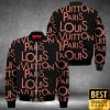 Luxury Louis Vuitton Paris Black With Red Brand Name 3D Shirt And Pants 172 Luxury Louis Vuitton Paris Black With Red Brand Name 3D Shirt And Pants 172