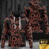 Luxury Louis Vuitton Paris Black With Red Brand Name 3D Shirt And Pants 172 Luxury Louis Vuitton Paris Black With Red Brand Name 3D Shirt And Pants 172