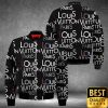 Luxury Louis Vuitton Paris Black With White And Red And Blue Name 3D Shirt And Pants 173 Luxury Louis Vuitton Paris Black With White And Red And Blue Name 3D Shirt And Pants 173