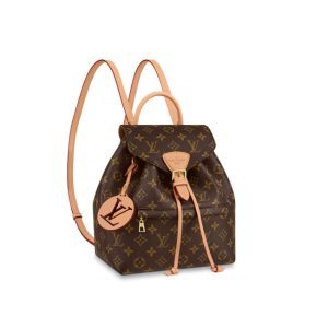 LV Montsouris Backpack Beige For Women M45501 PA LV Montsouris Backpack Beige For Women M45501 PA