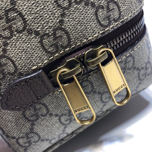 GG Savoy Leather-trimmed Coated-canvas Jacquard Toiletry Case 572767 QA
