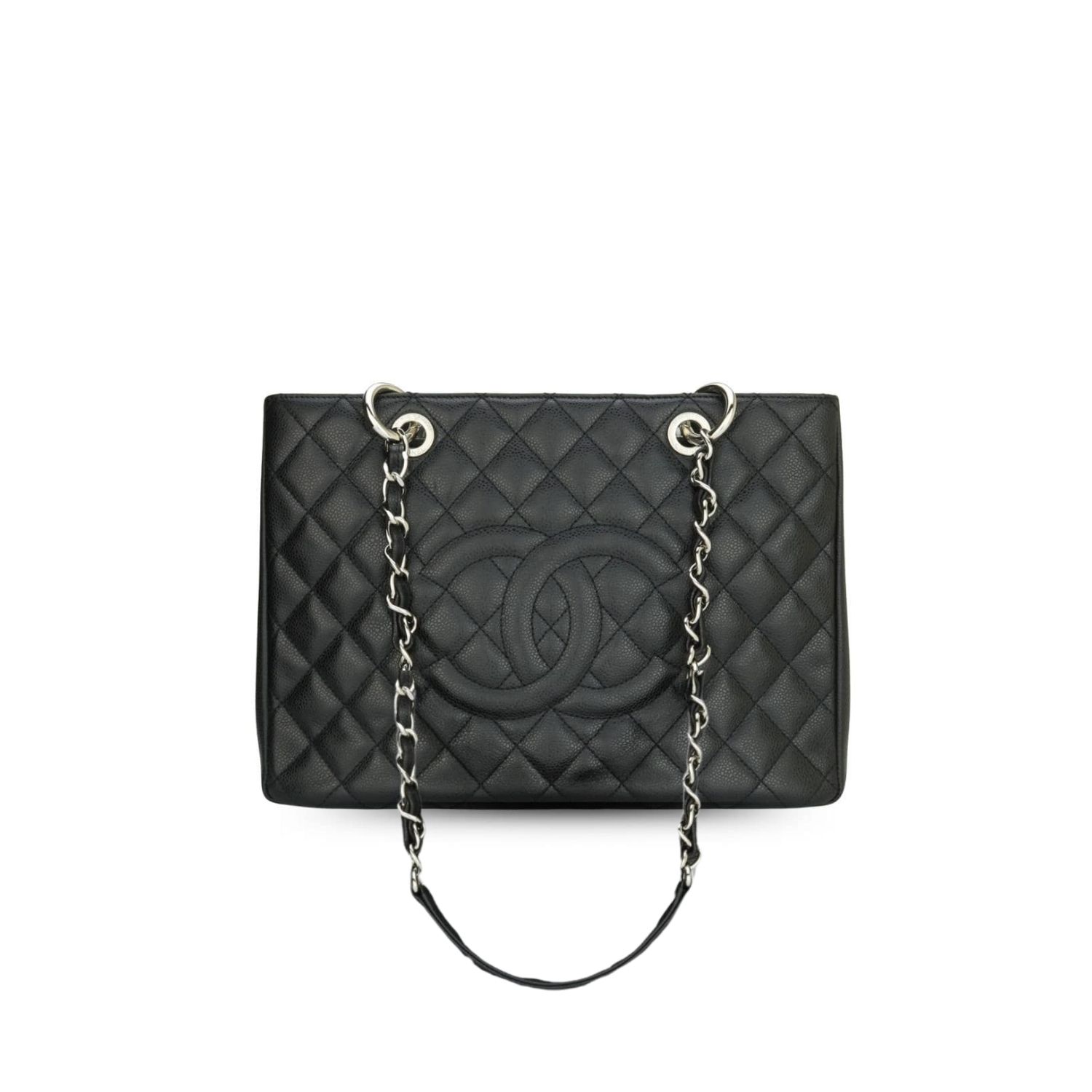 CN Classic Tote Bag Silver Hardware Black For Women QA CN Classic Tote Bag Silver Hardware Black For Women QA