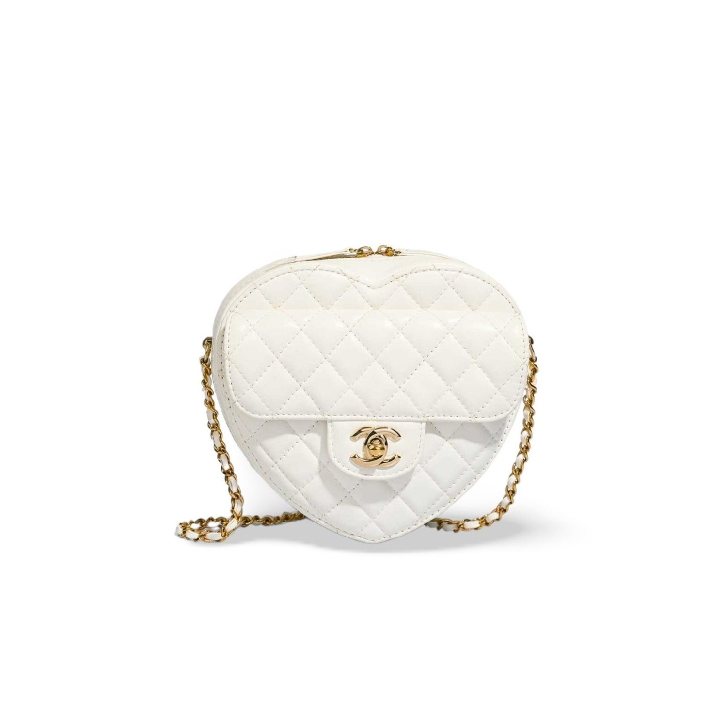 CN Mini Heart Bag White For Women AS3191 B07958 10601 QA