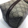 GG Savoy Leather-trimmed Coated-canvas Jacquard Toiletry Case 572767 QA