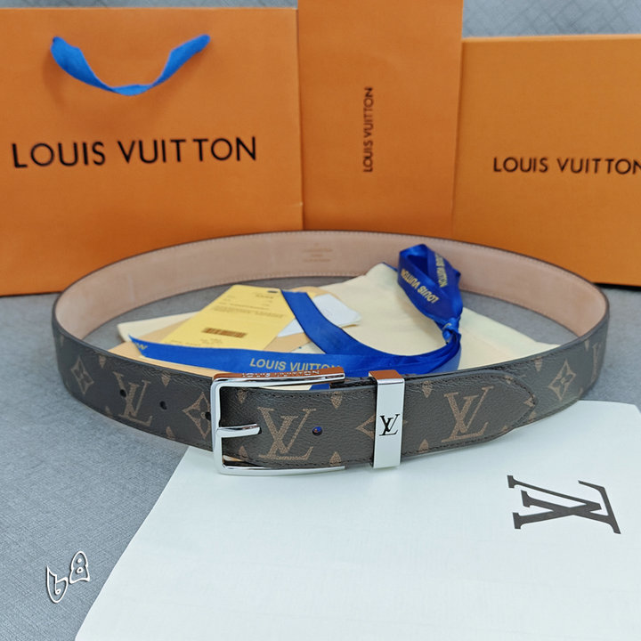LV Logo Belt 605260140 LV Logo Belt 605260140
