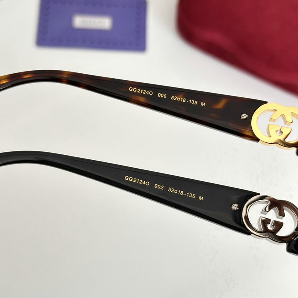 GG Interlocking G Square Cat-Eye Sunglasses 604010000