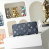 LV Zippy Wallet Monogram Shadow Navy Blue 28777 QA