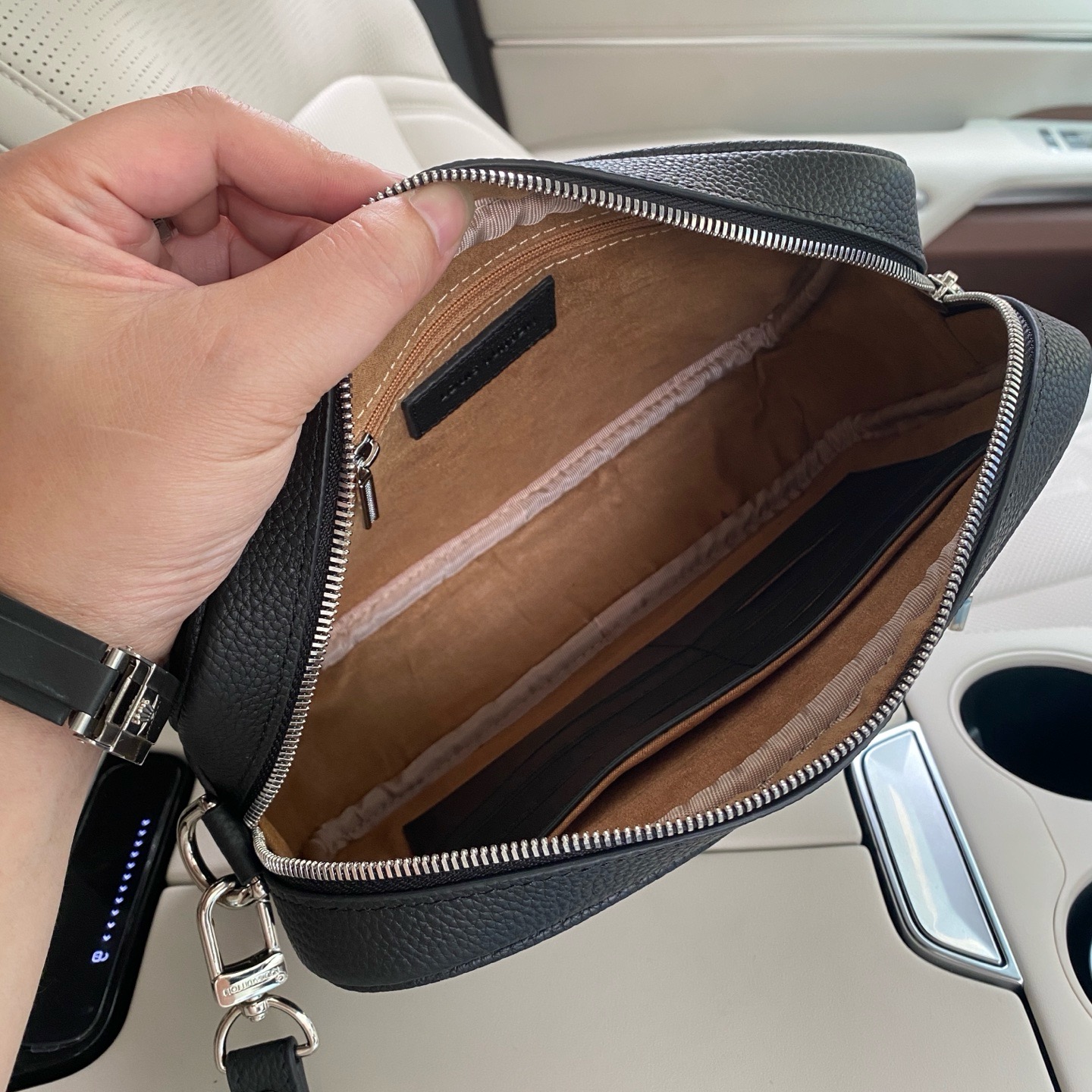 LV Pochette Kasai Monogram Shadow Leather KK02750