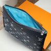 LV Pochette Voyage MM Monogram Ink Navy Blue Clutch Bag 28913 QA