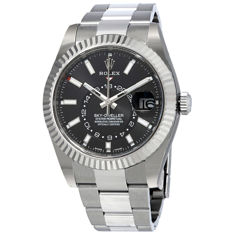 Rolex Sky-Dweller Black Dial Automatic Watch