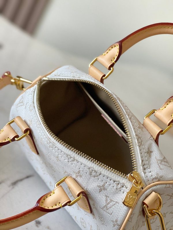 LV Speedy Bandoulière 20 Monogram Mini White Bag BC LV Speedy Bandoulière 20 Monogram Mini White Bag BC