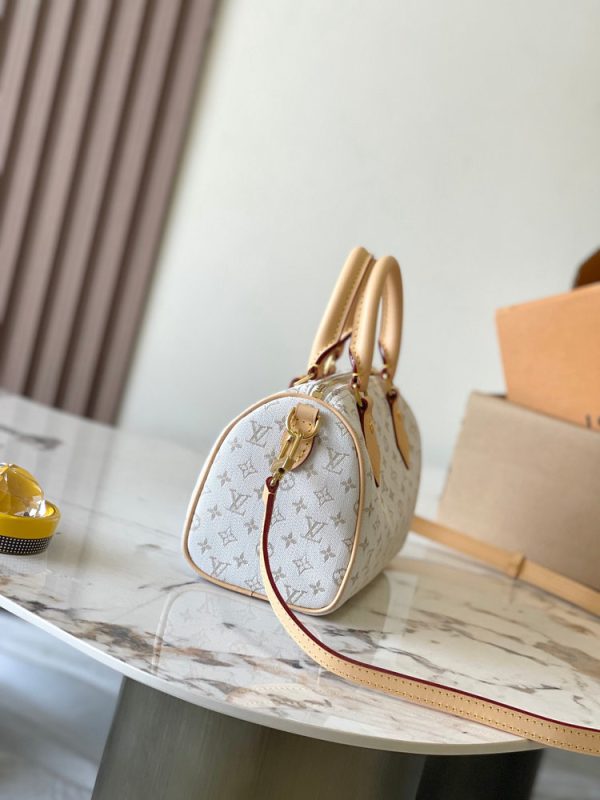 LV Speedy Bandoulière 20 Monogram Mini White Bag BC LV Speedy Bandoulière 20 Monogram Mini White Bag BC