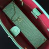 CN Small Shopping Bag Crocodile Embossed Mint Green Bag BC CN Small Shopping Bag Crocodile Embossed Mint Green Bag BC