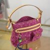 LV Baggy Monogram Denim Fuchsia Bag