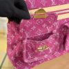 LV Baggy Monogram Denim Fuchsia Bag