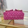 LV Baggy Monogram Denim Fuchsia Bag