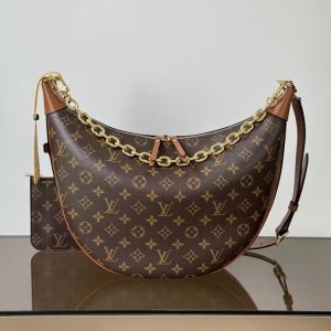LV Loop Hobo Monogram Reverse Canvas Bag LV Loop Hobo Monogram Reverse Canvas Bag
