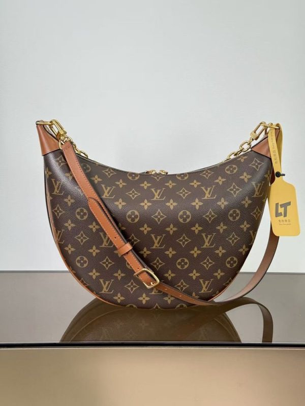 LV Loop Hobo Monogram Reverse Canvas Bag LV Loop Hobo Monogram Reverse Canvas Bag