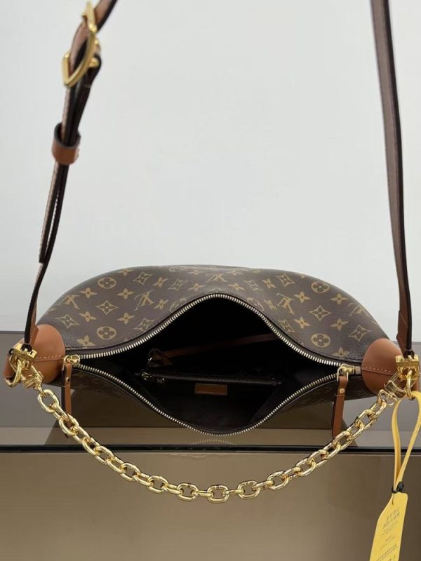 LV Loop Hobo Monogram Reverse Canvas Bag LV Loop Hobo Monogram Reverse Canvas Bag