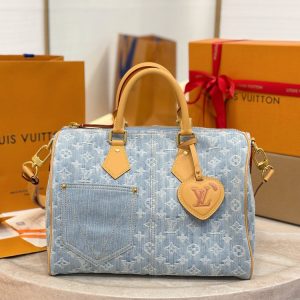LV Speedy Soft Monogram Denim Bag BC LV Speedy Soft Monogram Denim Bag BC
