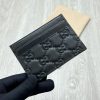 GG Emblem Card Case in Clack GG Leather KK0750