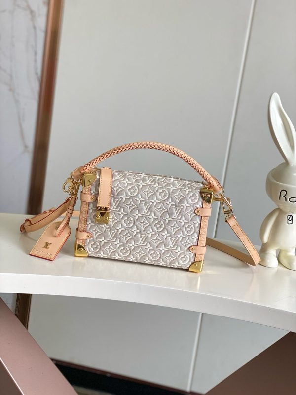 LV Side Trunk MM in Peuplier Jacquard Canvas KK05050