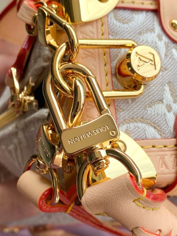 LV Side Trunk MM in Peuplier Jacquard Canvas KK05050