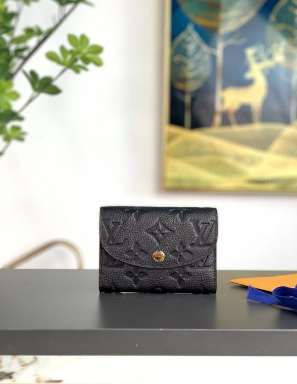 LV Rosalie Coin Purse in Black Monogram Empreinte M81520E67