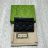 GG Emblem Card Case in Clack GG Leather KK0750