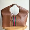GG Giglio Large Tote Bag in GG Leather 853917 BC