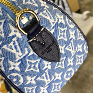 LV Speedy Bandoulière 20 Monogram Jacquard Denim Bag M2A187 BC