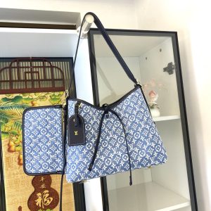 LV CarryAll Monogram Jacquard Denim Bag M2A184 BC