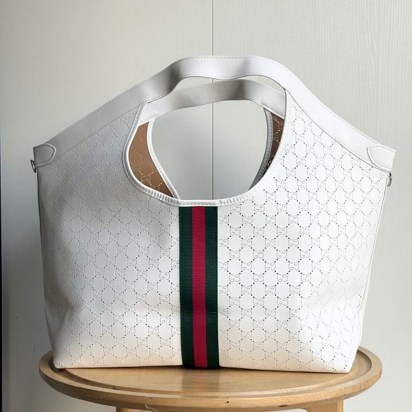 GG Giglio Large Tote Bag in GG Leather 853917 BC