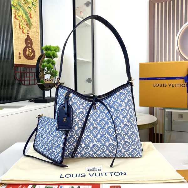 LV CarryAll Monogram Jacquard Denim Bag M2A184 BC