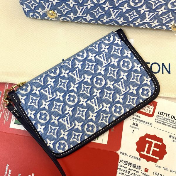 LV CarryAll Monogram Jacquard Denim Bag M2A184 BC