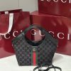 GG Giglio Small Tote In Black Denim Bag