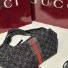 GG Giglio Small Tote In Black Denim Bag