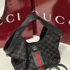 GG Giglio Small Tote In Black Denim Bag