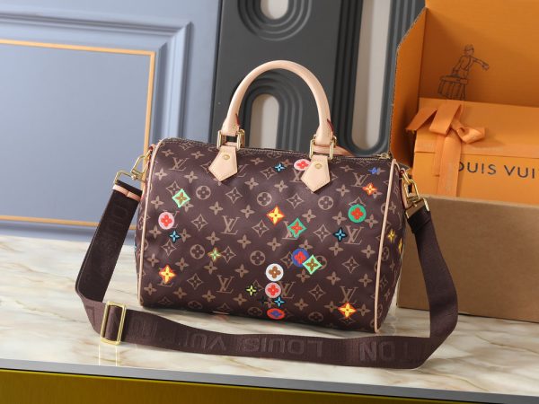 LV Speedy Bandoulière Monogram Multicolor Bag M2A454-M40391 BC